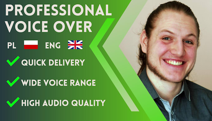 record a professional male polish voice over