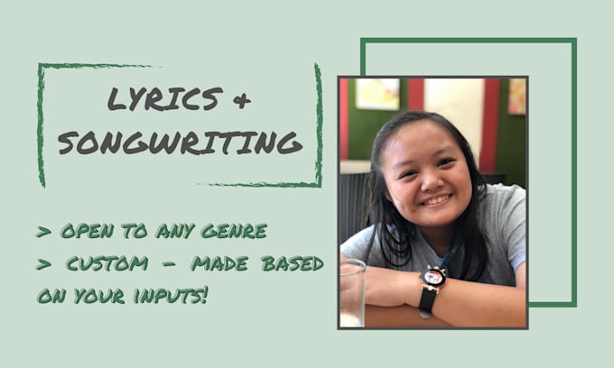 write a song to your track