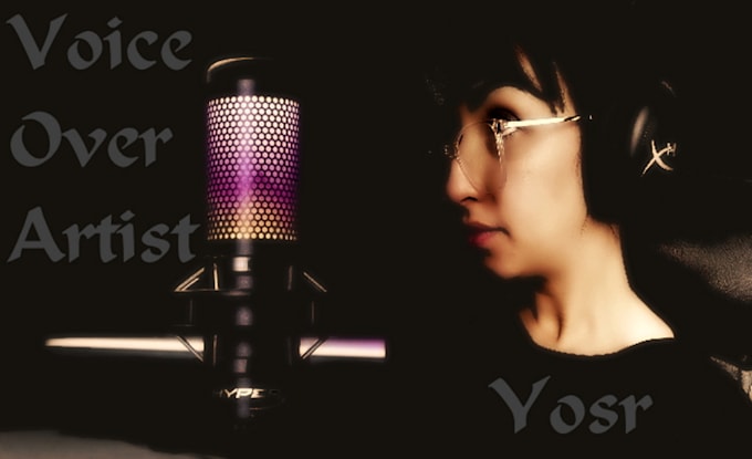 provide tunisian dialect female voice over with script