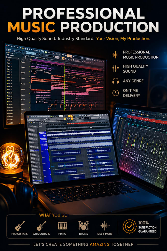professionally produce your song in any genre