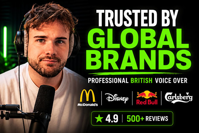record a professional british voice over
