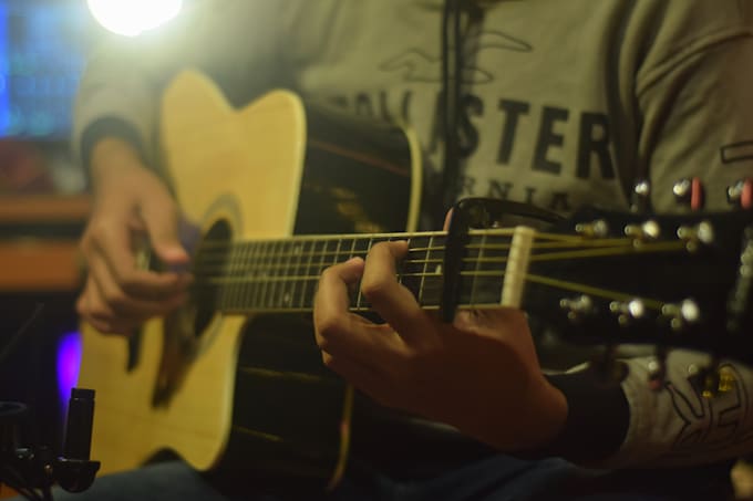 add guitar, drums, bass, piano to your song