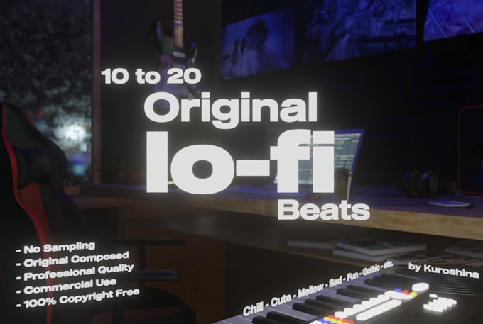 produce 10 original lofi beats