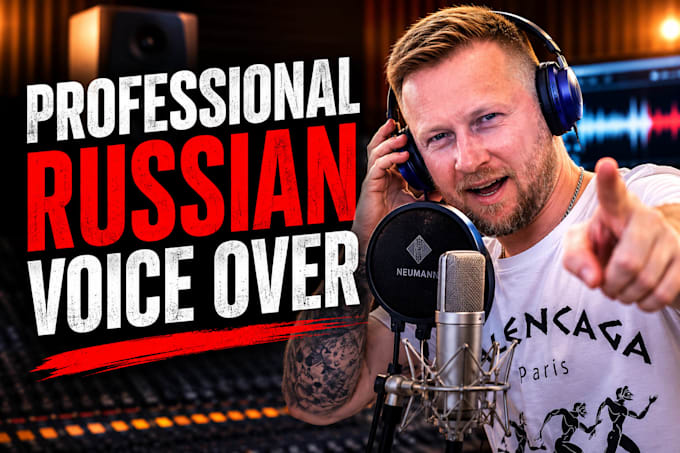 record a professional native russian male voice over