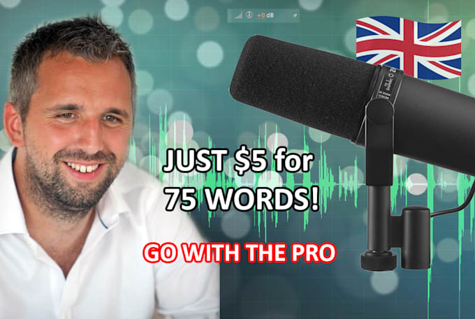 record a professional british voiceover