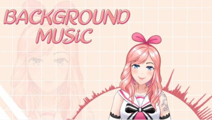 make cute kawaii music bgm for vtuber live2d streamer