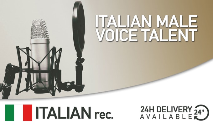 I will record any text in italian, male voice, 250 words