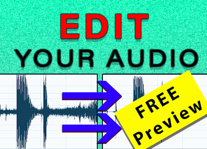 edit your audio to anything you want with a free preview