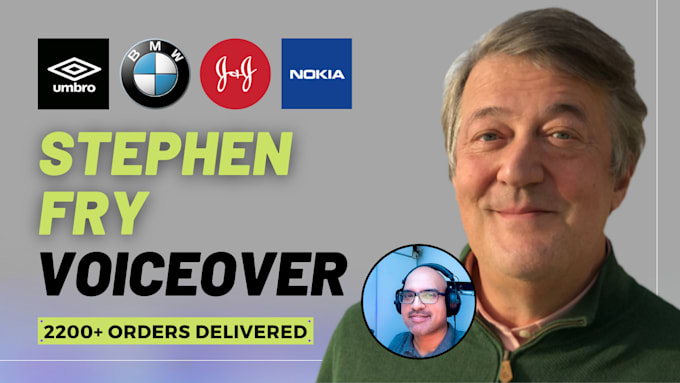 record a stephen fry style voice over