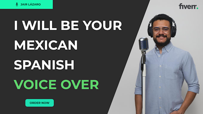 record a professional spanish voice over