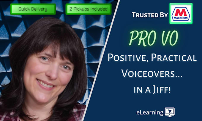 record your american english female elearning voice over