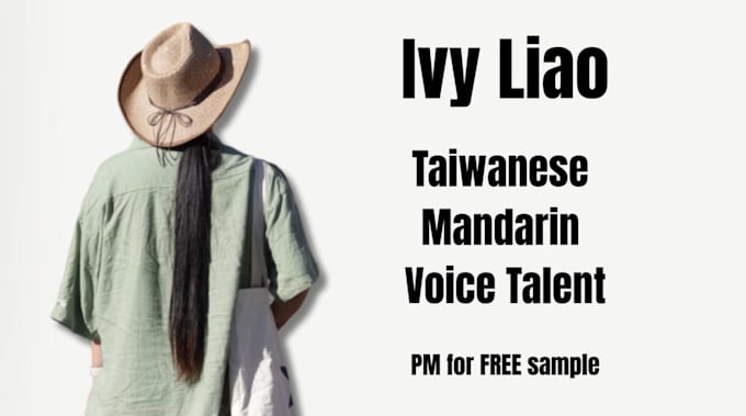 deliver professional mandarin voiceover in taiwanese accent