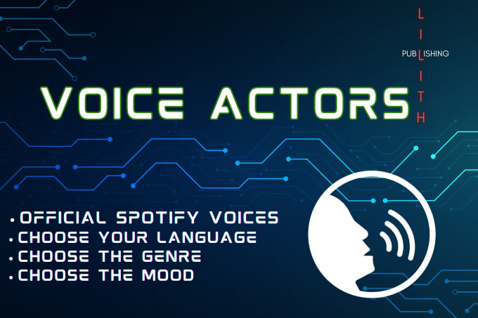 do a pro voice over with spotify official voice actor
