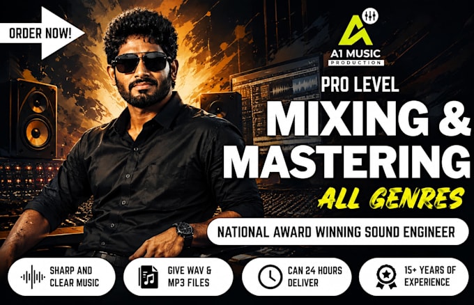 mix and master your song for professional release