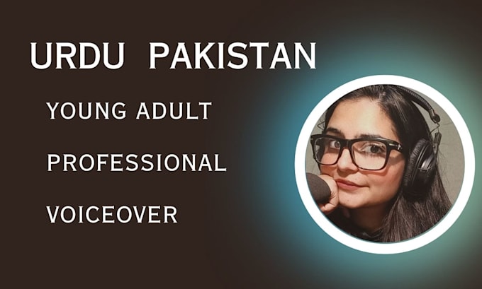 record a professional pakistani urdu female voice over