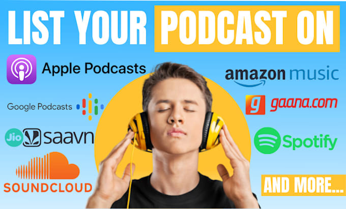 help list your podcast on the most popular platforms