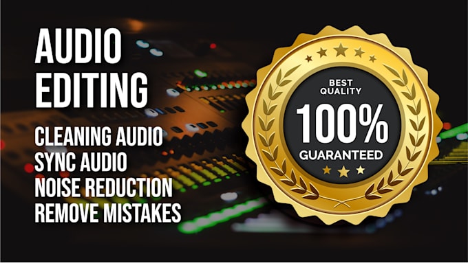 do audio and podcast editing, audio cleaning, and noise reduction