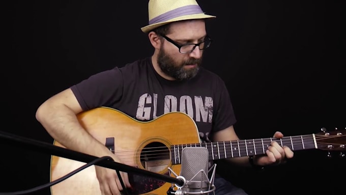 record a profesional acoustic guitar