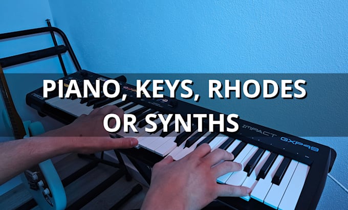 add piano, rhodes, pads or keys for your songs