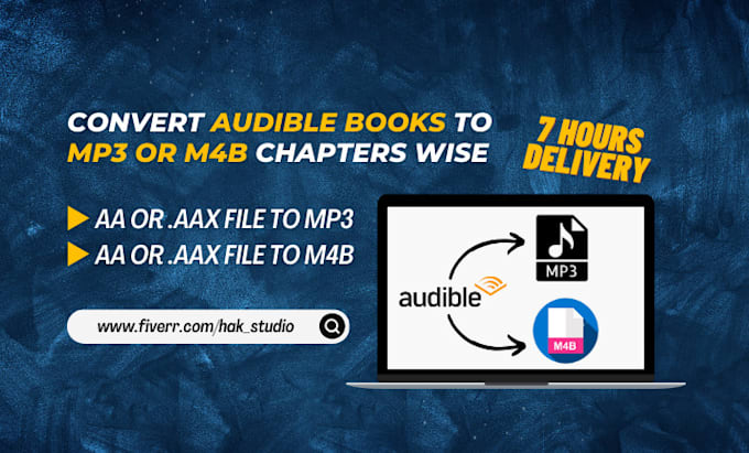 convert audible book to mp3 chapters wise