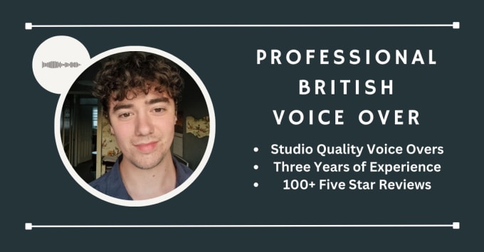 record a british male voice over