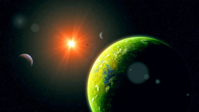 create space ambient atmosphere, dark soundscape