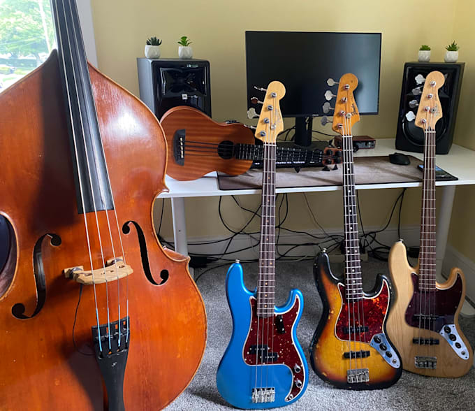 Play and produce professional bass of any genre for you by Aroadsidebear Fiverr