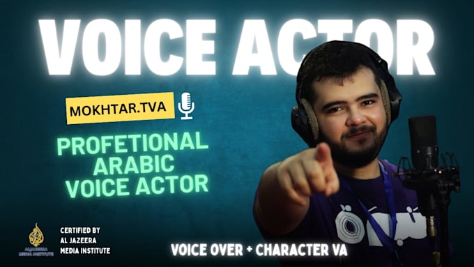record a professional arabic dub for you
