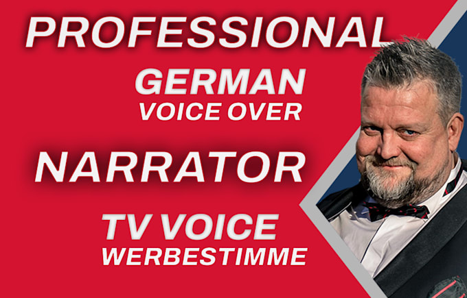 be your professional german male voice