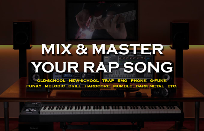 mix master vocals for your rap hip hop song stream and radio ready