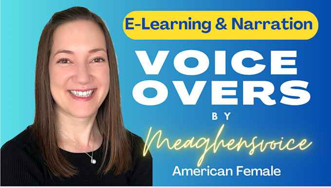 record an american female elearning voice over