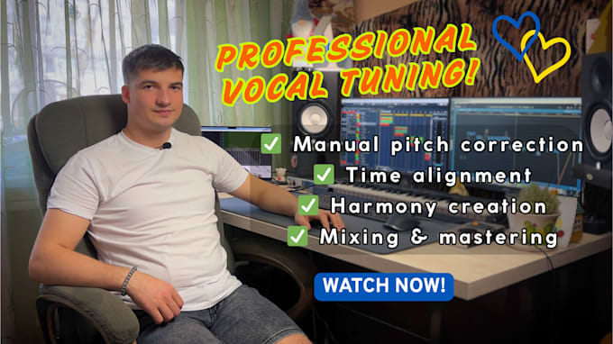 pitch correct, time align, harmonize, and mix your vocals