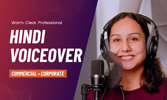 record a professional voice over in hindi