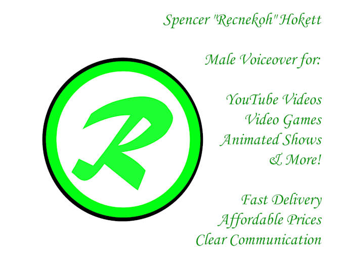 make a male voiceover