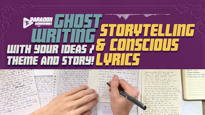 ghostwrite lyrics for your next song in rap, pop, rnb, edm