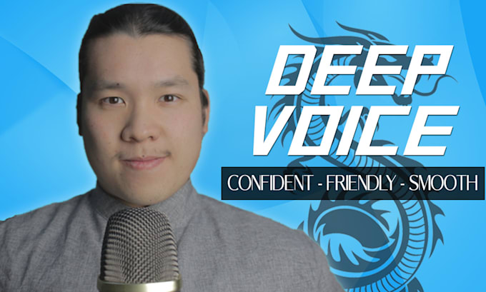 Record a deep male voice for your needs by Dragonvocals | Fiverr