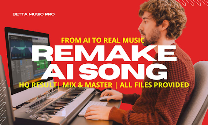 remake or recreate ai song into professional quality tracks