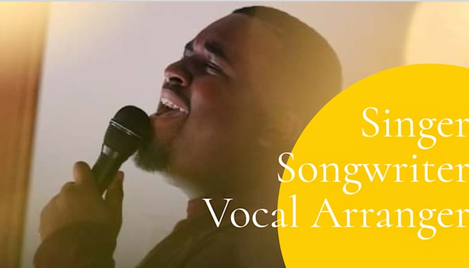 be your male singer and songwriter