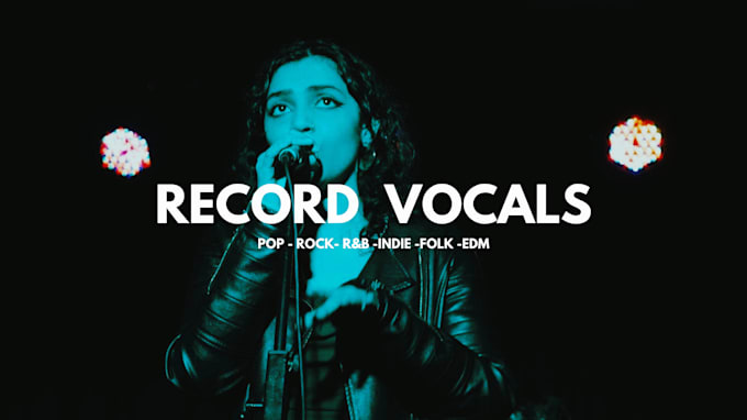 be your lead female vocalist, and sing any song