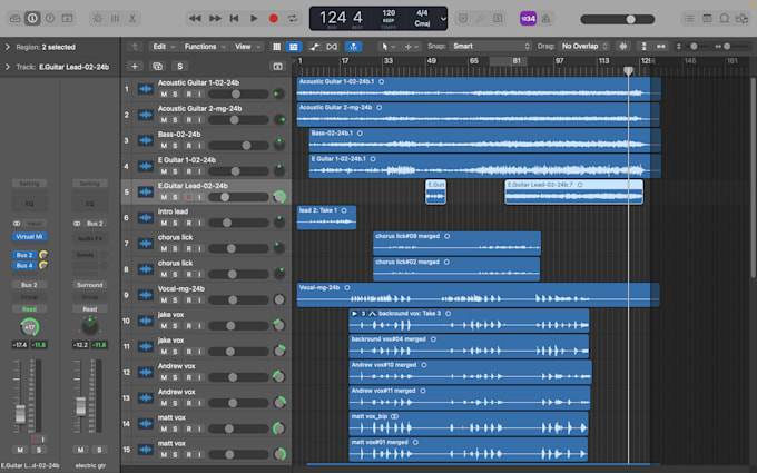 mix your studio tracks