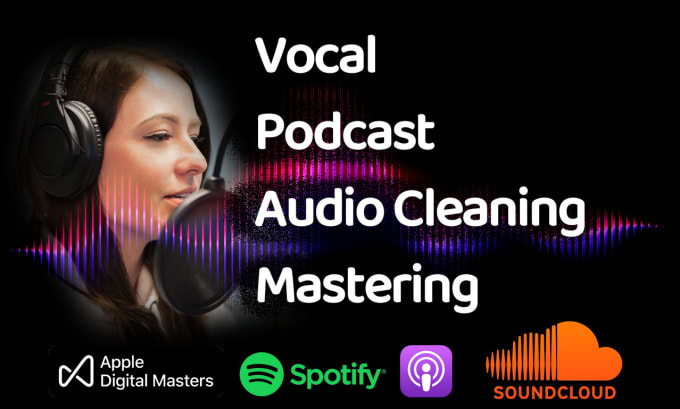 Dành cho các bạn yêu thích âm nhạc và mong muốn thực hiện những bản podcast chuyên nghiệp hơn. Podcast editing audio cleaning vocal remove background noise...có thể giúp bạn làm sạch âm thanh, loại bỏ tiếng ồn nền, giảm giọng hát trong bài hát để cho ra những bản thu âm tuyệt vời nhất. Cùng trải nghiệm và khám phá tiềm năng của ngành podcast nhé!