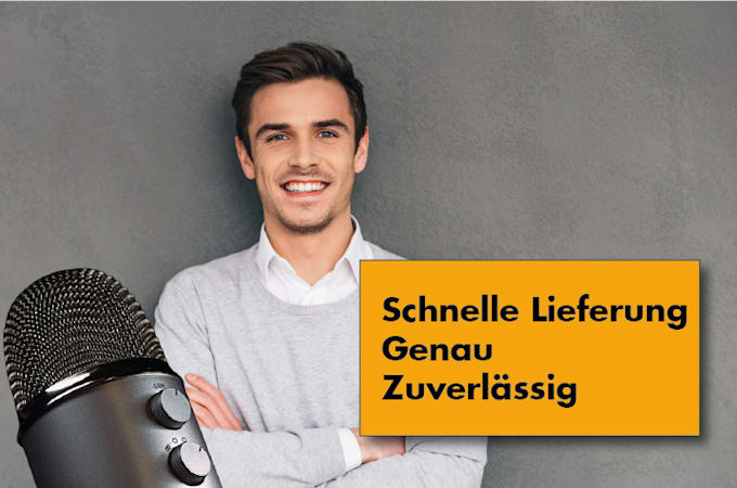 record professional german voice over
