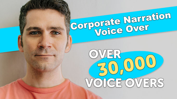 record a top notch corporate voice over narration