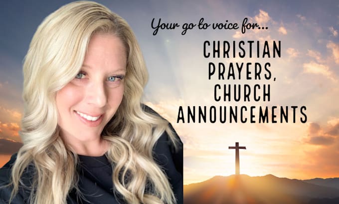 narrate your inspirational christian prayers or church announcements