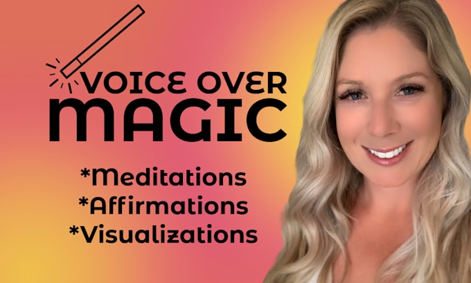 record your female voice over for meditation and affirmations