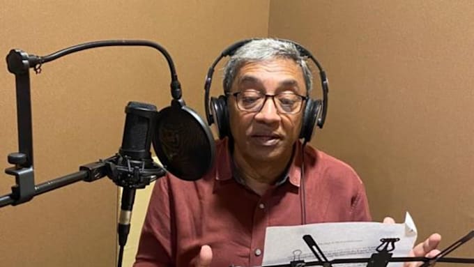 do professional warm  vo in neutral english