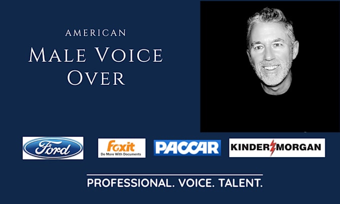 record an american male voice over