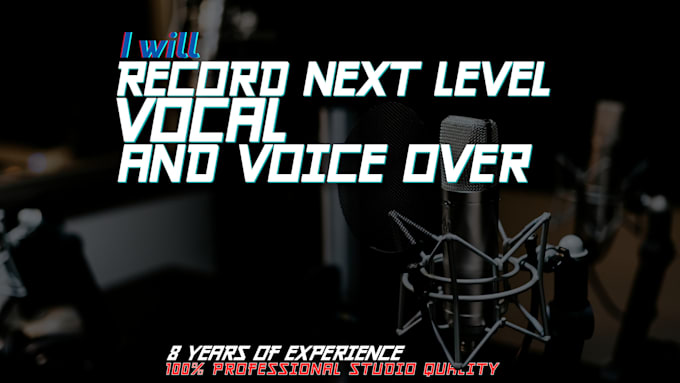 record studio quality vocals and what you want