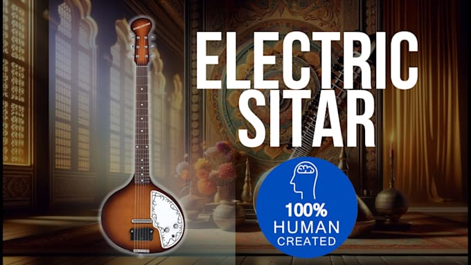 record beautiful electric sitar vibes not ai