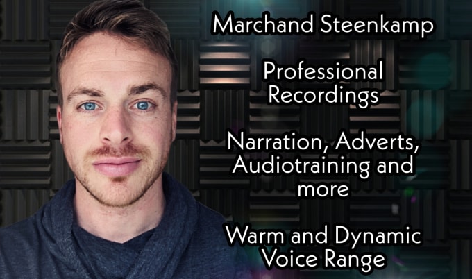 record a professional british male voice over
